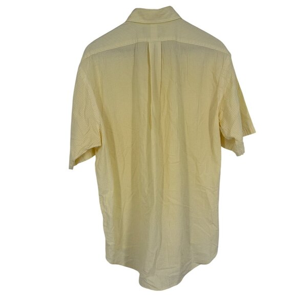 Ralph Lauren Golf Tilden Striped Button-Down Short Sleeve Classic Fit Shirt Sz L - Picture 6 of 9
